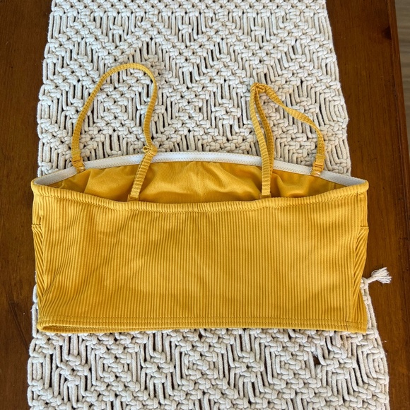 Roxy Yellow Mind of Freedom Ribbed Crop Top - Picture 4 of 6